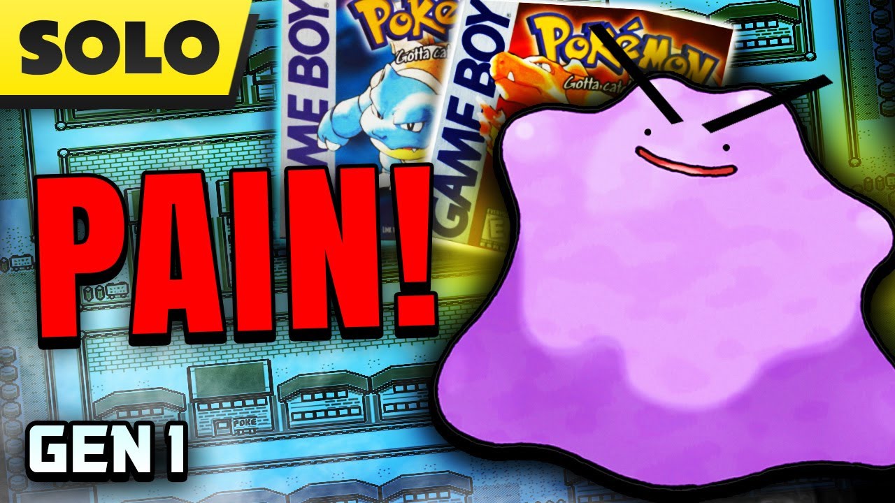 How Fast Can You Beat Pokémon Red/Blue With Just A Ditto??