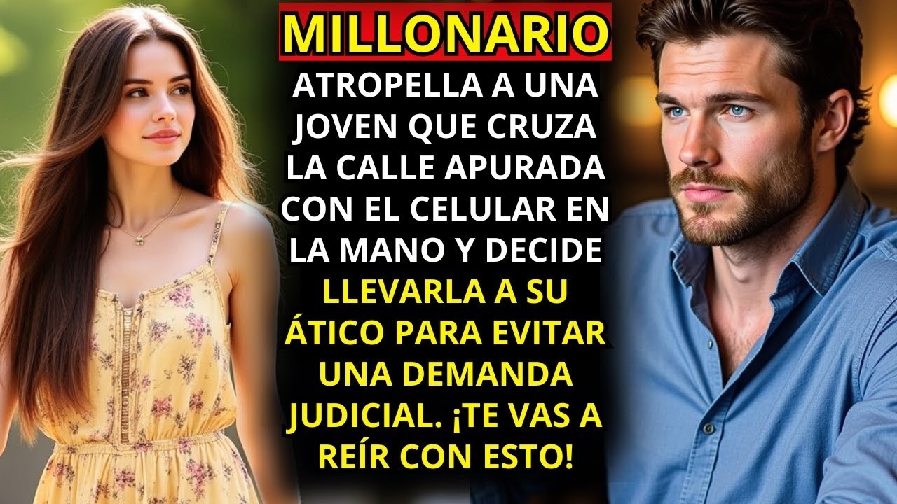 CASI NO LO CREYÓ CUANDO EL MILLONARIO ARROGANTE QUE LA ATROPELLÓ DIJO QUE CUIDARÍA DE ELLA...