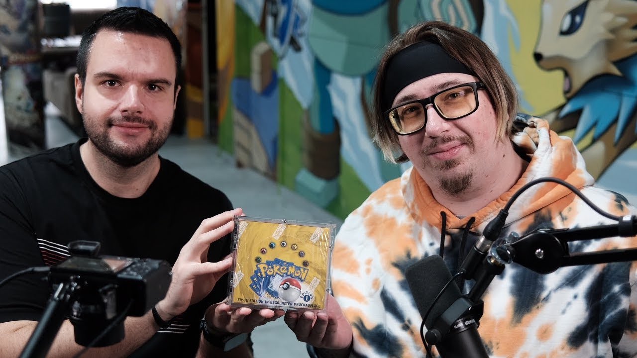 1. EDITION BASE SET OPENING feat. @TrilluXe & @CardBuddys  - ♠ Pokemon TCG: Box Break Deutsch ♠