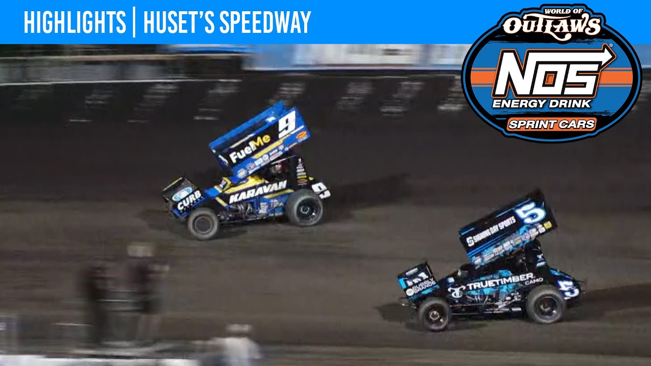 World of Outlaws NOS Energy Drink Sprint Cars Huset's Speedway, 22 июня 2022 г. | ОСНОВНЫЕ МОМЕНТЫ