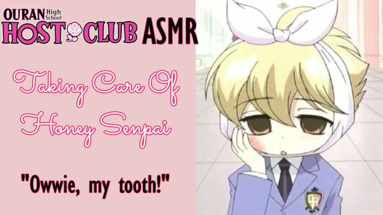 ASMR Taking Care of Honey Senpai - He has a toothache 😥🍰🌹 (whiny)(reverse comfort)(Ouran High ASMR)