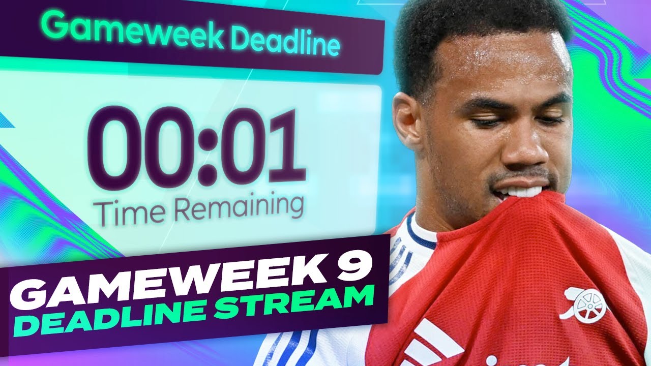 🚨 GABRIEL IS A DOUBT 🚨 FPL DEADLINE STREAM GAMEWEEK 9 | Fantasy Premier League Tips 2025/26