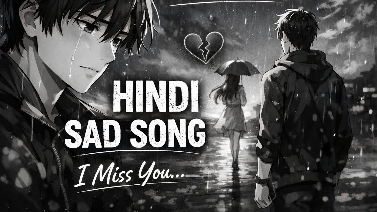 Heartbroken Love 💔 | Hindi Sad Song | I Miss You | Emotional Love Story Song | LoFi / Slow + Reverb