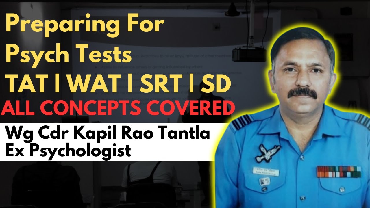 Gearing up for Psychological Test TAT-WAT-SRT-SDT