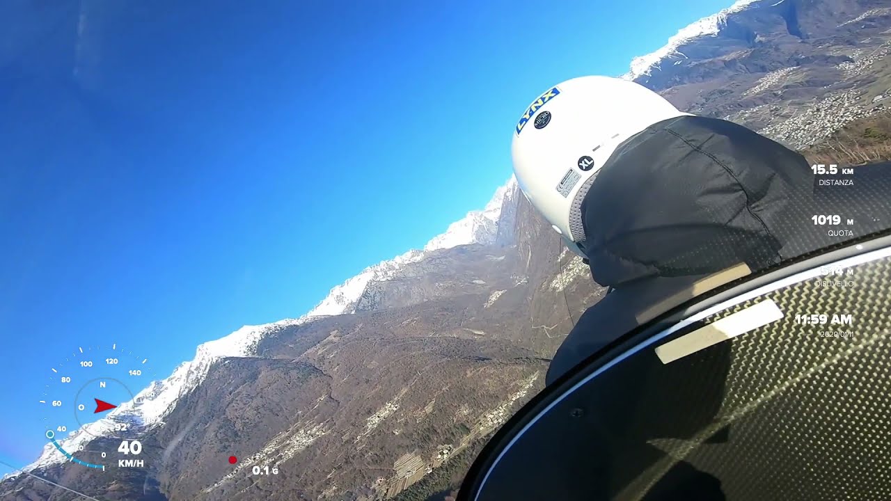 Autogiro Magni M16 - Volo invernale - Aviosuperficie di Caiolo (SO) - 11 Gennaio 2020