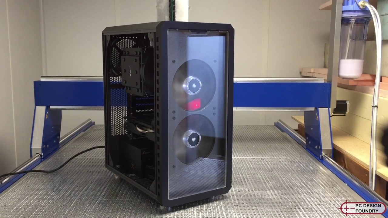 Custom PC Case. Carbon Fibre Side Panels.