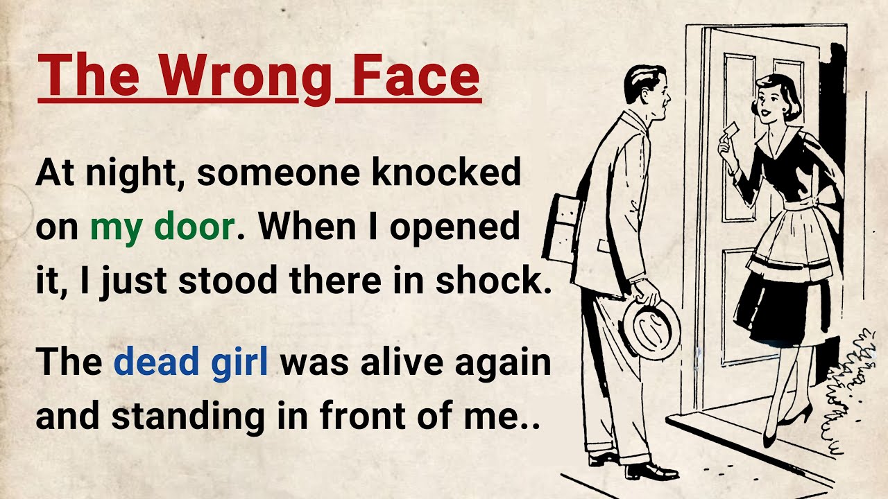 Learn English through Stories Level 3 ⭐ Wrong Face - Improve your English | English Audio Podcast