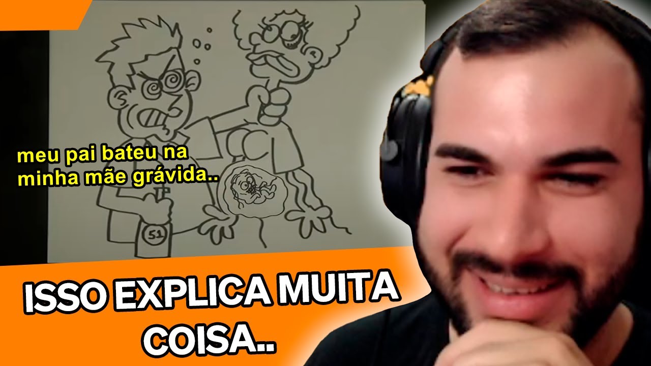 DRAW MY LIFE DO BLUEZAO (A ORIGEM DO DIABO) | Cortes do Francisco