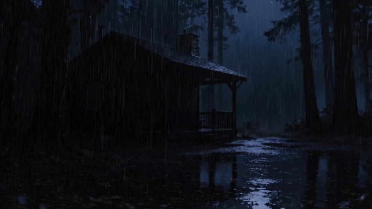 Spring Garden Rain at Night 🌧 Soothing Rain Sounds for Sleeping & Deep Sleep