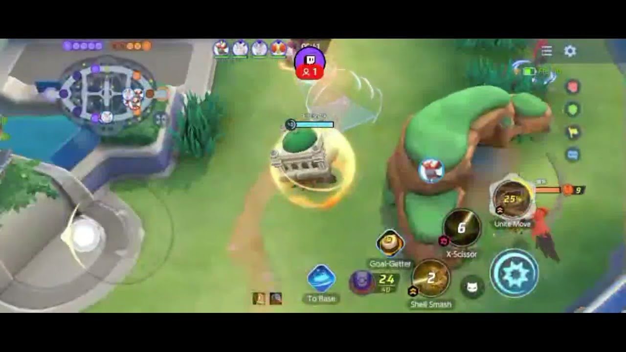 Team's in Sync- Best Crustle Match:pokemon unite