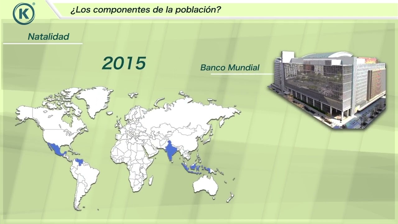 Crecimiento, composición y distribución de la población mundial.