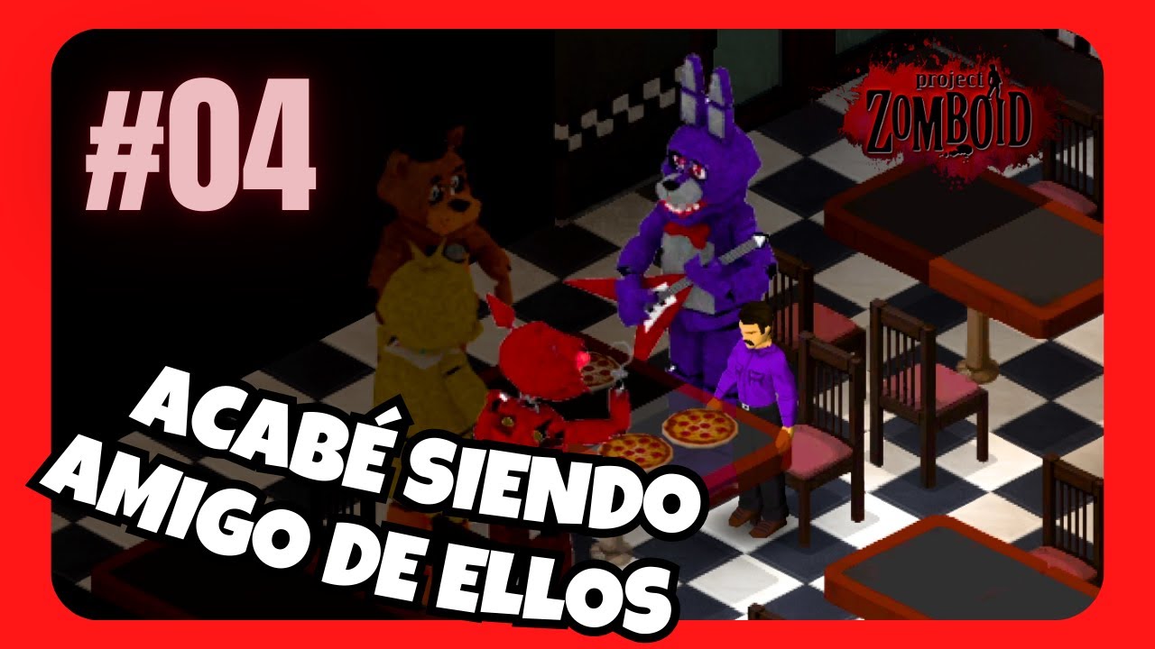 La NOCHE 4 ES TAN DIFÍCIL que TUVE QUE HACER ESTO PARA PASARLA... | FNAF 1 EN PROJECT ZOMBOID