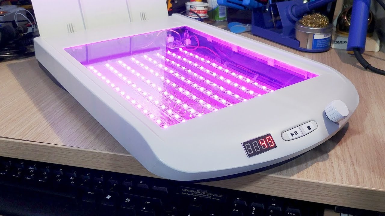 Make a UV PCB Exposure Box Using an Old Scanner