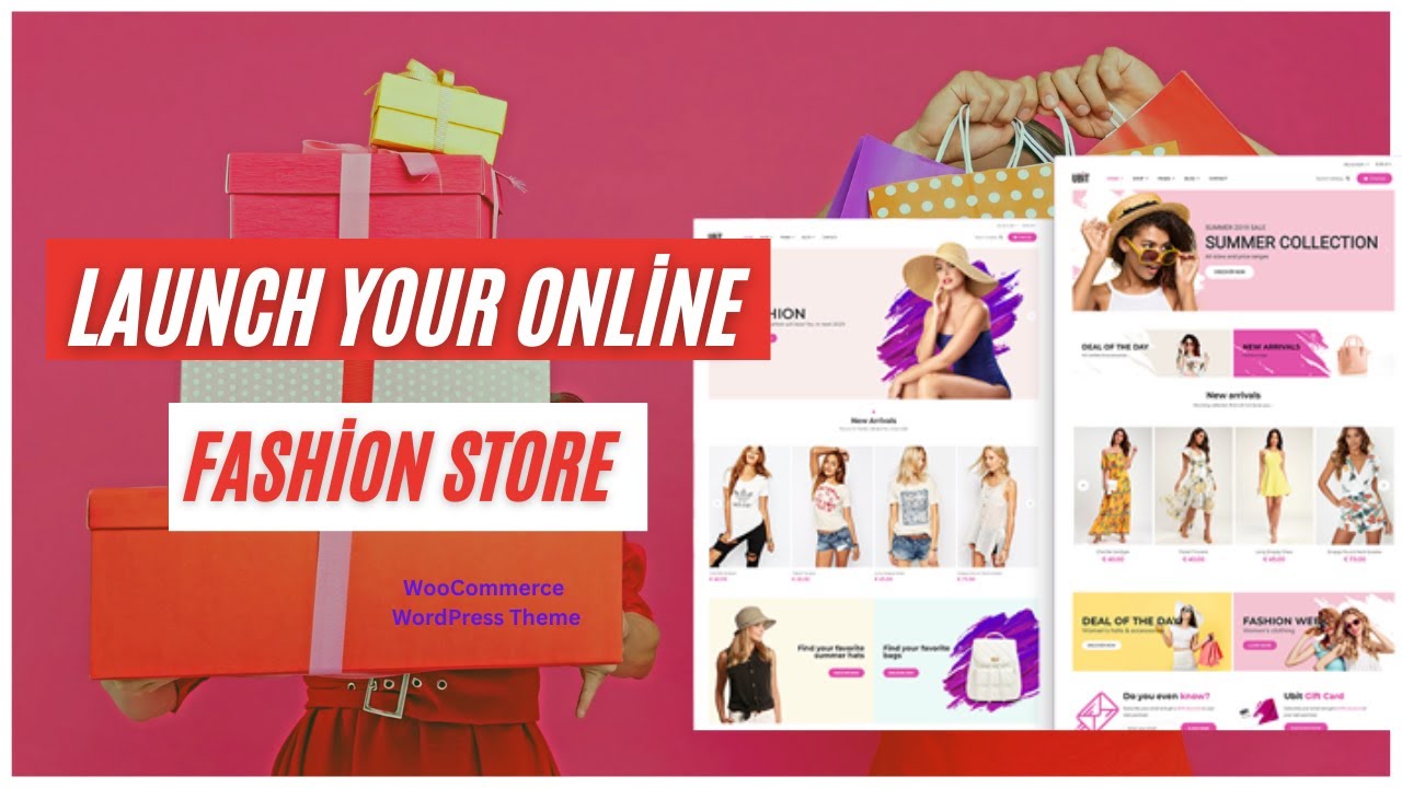 Build a Stunning Fashion Store with Ubit  Fashion Store WordPress Theme | Installation & Overview