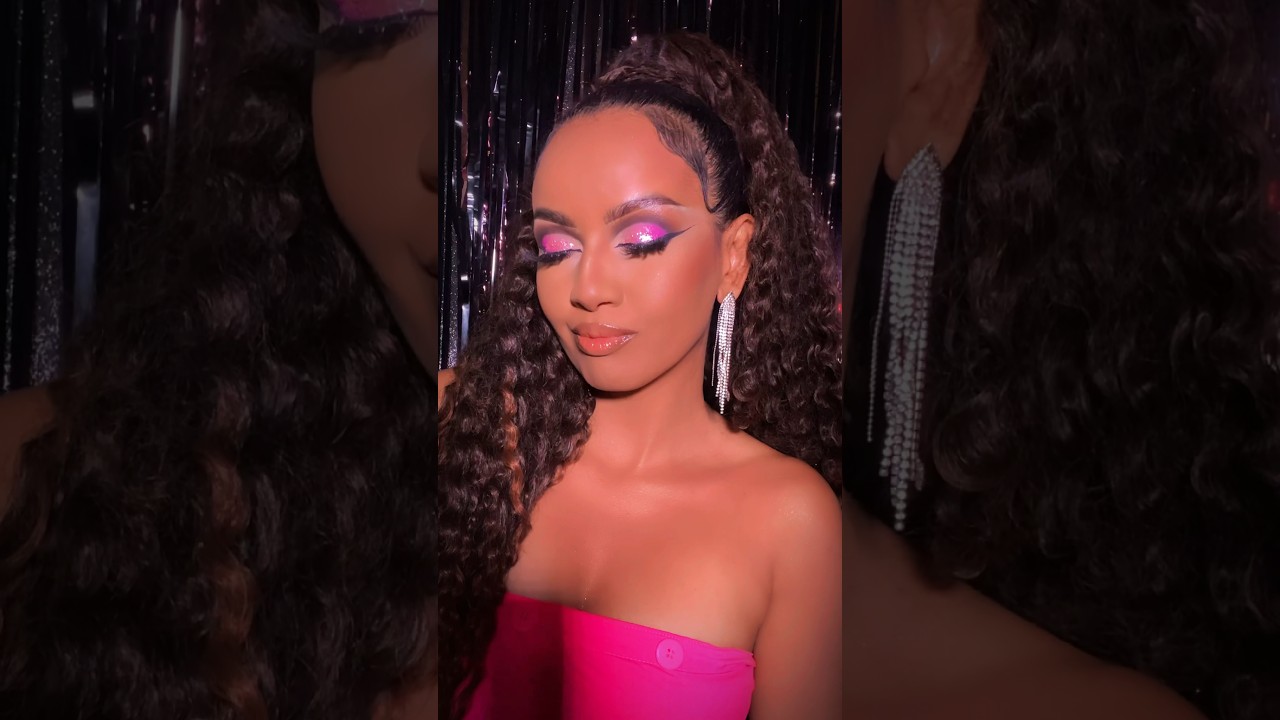 Tutorial de make rosa #maquiagem #tutorialmakeup #makeup #maquiagemrosa
