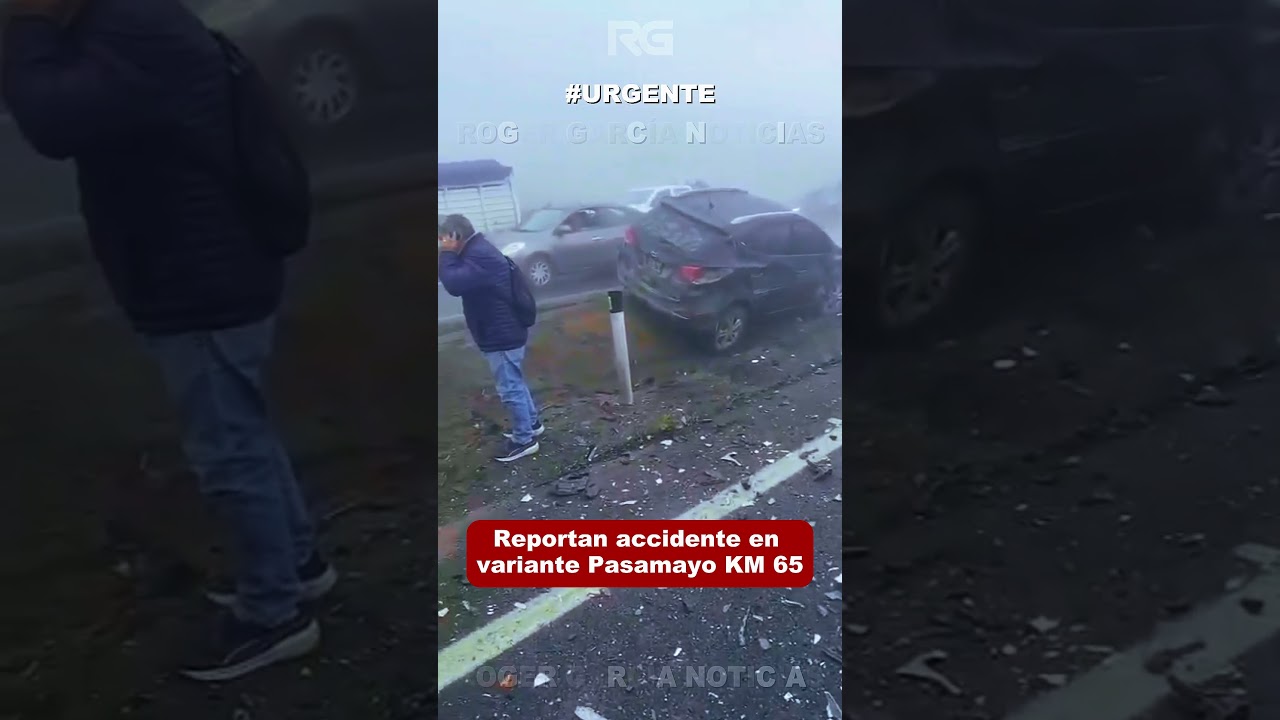 Reportan accidente en variante Pasamayo KM 65