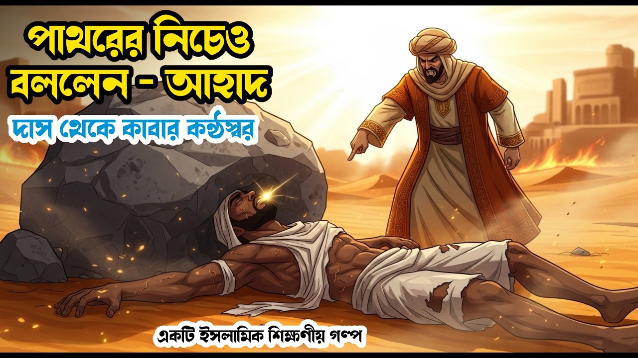বিলাল (রা.) — পাথরের নিচে চাপা | দাস থেকে কাবার ছাদে আযানের কণ্ঠস্বর | ইসলামিক শিক্ষণীয় গল্প
