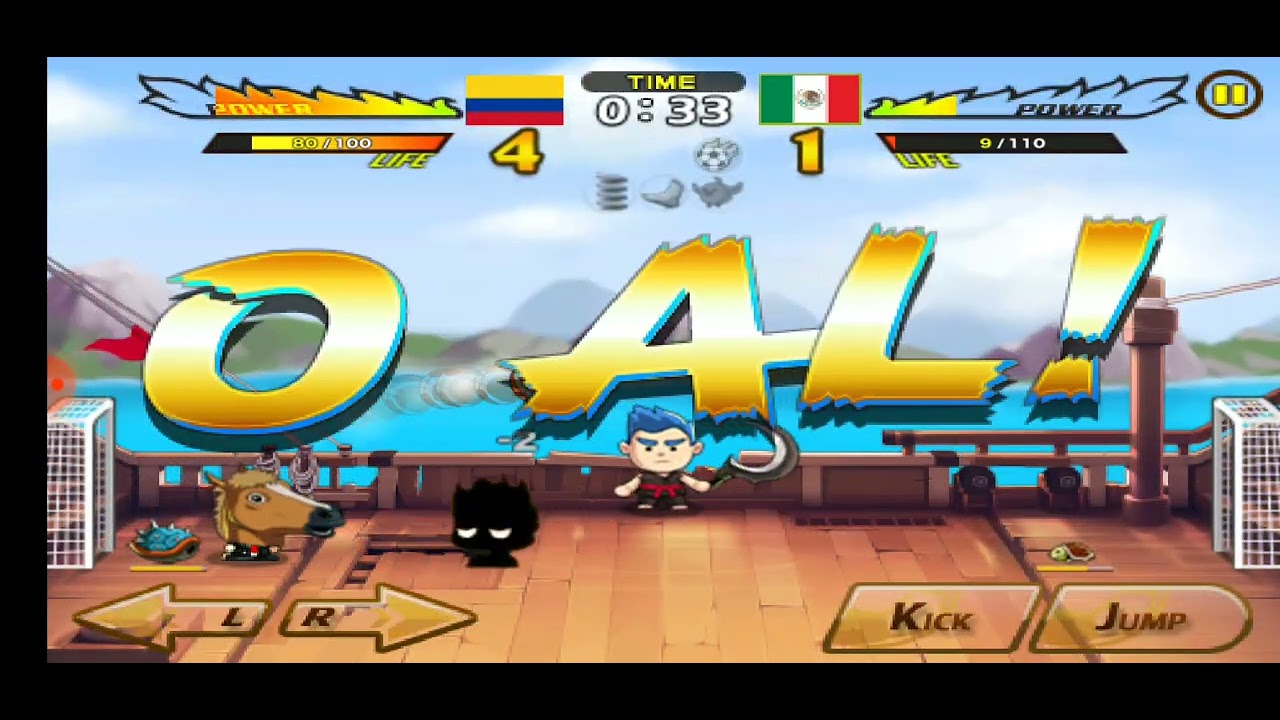 Head soccer Colombia fight mode 