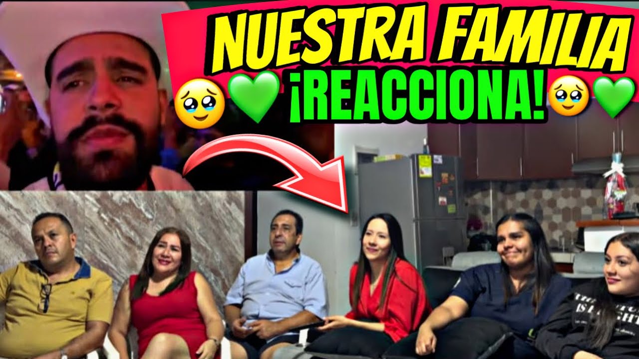 🇲🇽reaccion Nuestra FAMILIA llora de emoción con nuestro video del grito cdmx🥹💚