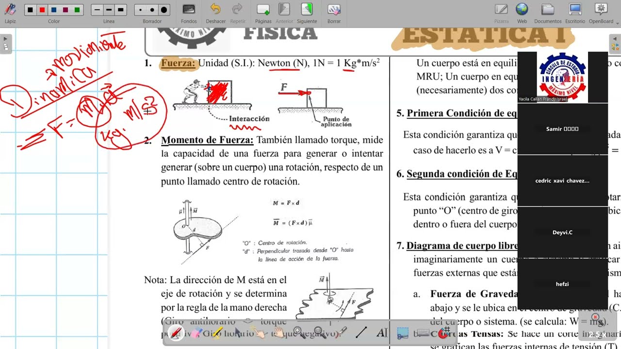 ESTATICA I (DCL) | SESIÓN CORTA 🔥