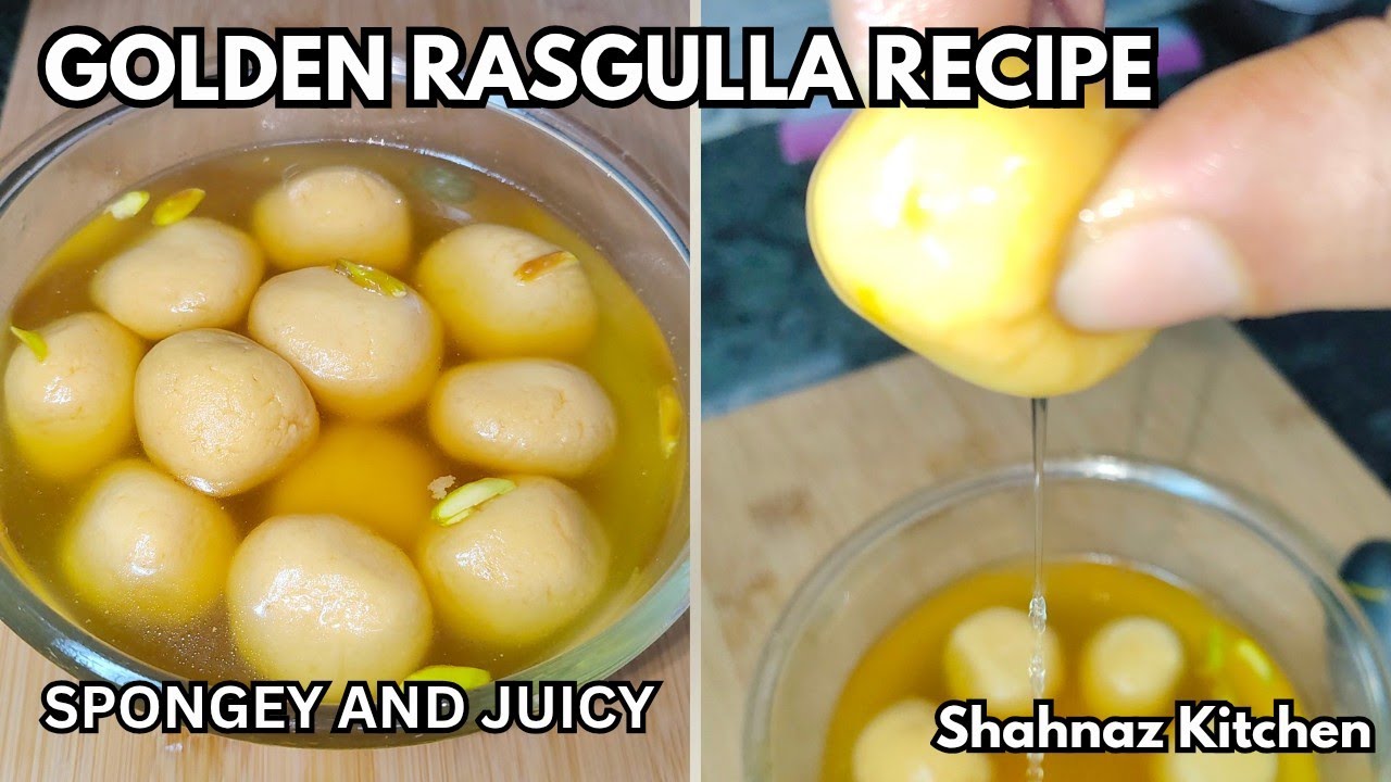 No one will Guess how you made it! Spongey Rasgulla Recipe| Shahnaz Kitchen