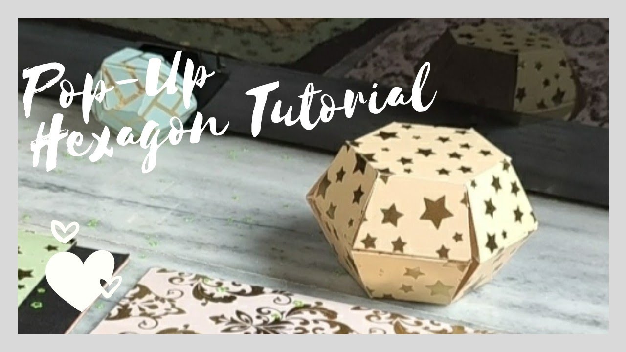 Pop-up Hexagon Tutorial//No Dies Used//DIY//Easy to make//#Teen_tastic_crafts
