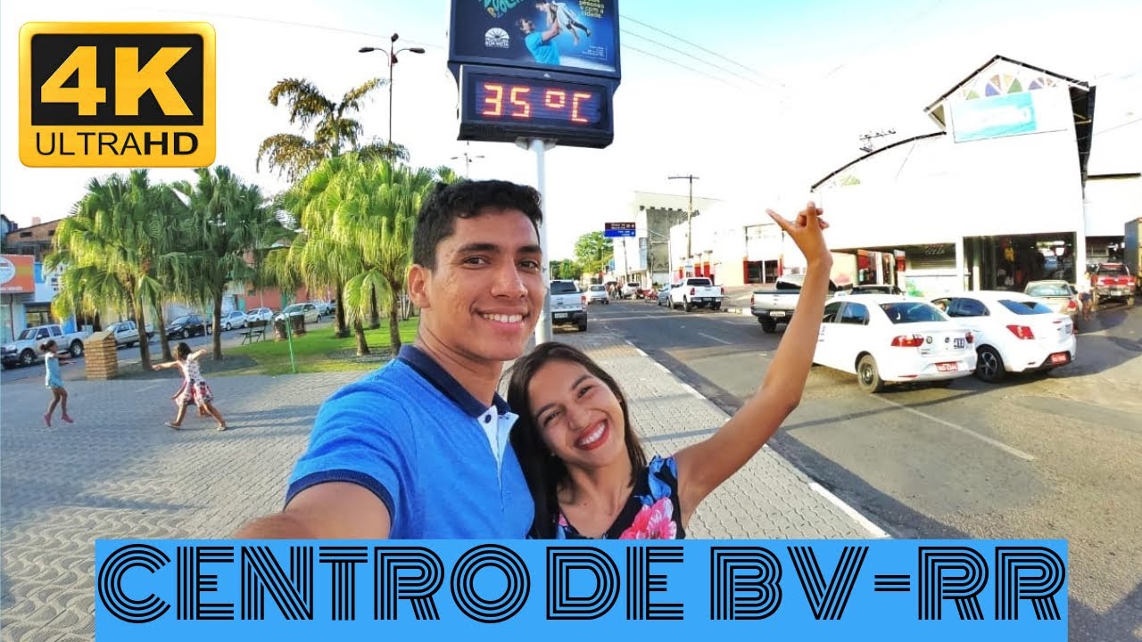 PASSEIO PELO CENTRO DE BOA VISTA  4K 60FPS