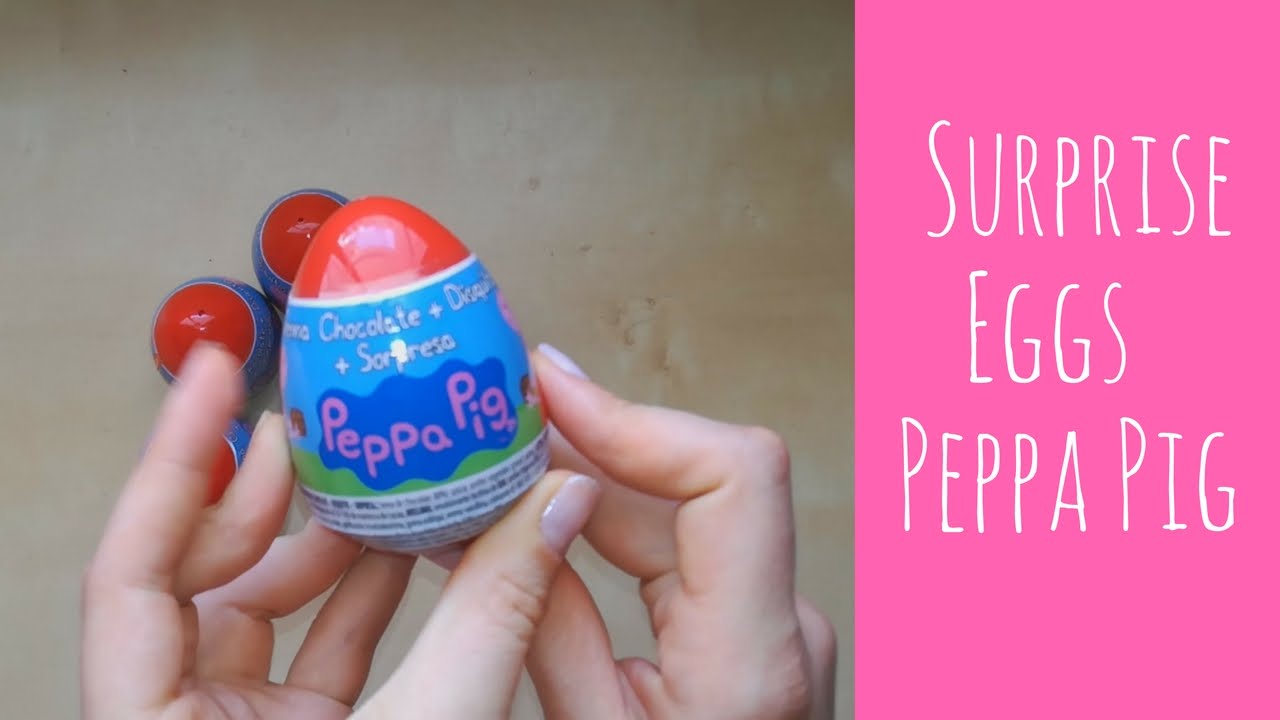 Peppa Pig Surprise Eggs - Киндер Сюрпризы Свинка Пепа - Kinder Sorpesa de Pepa