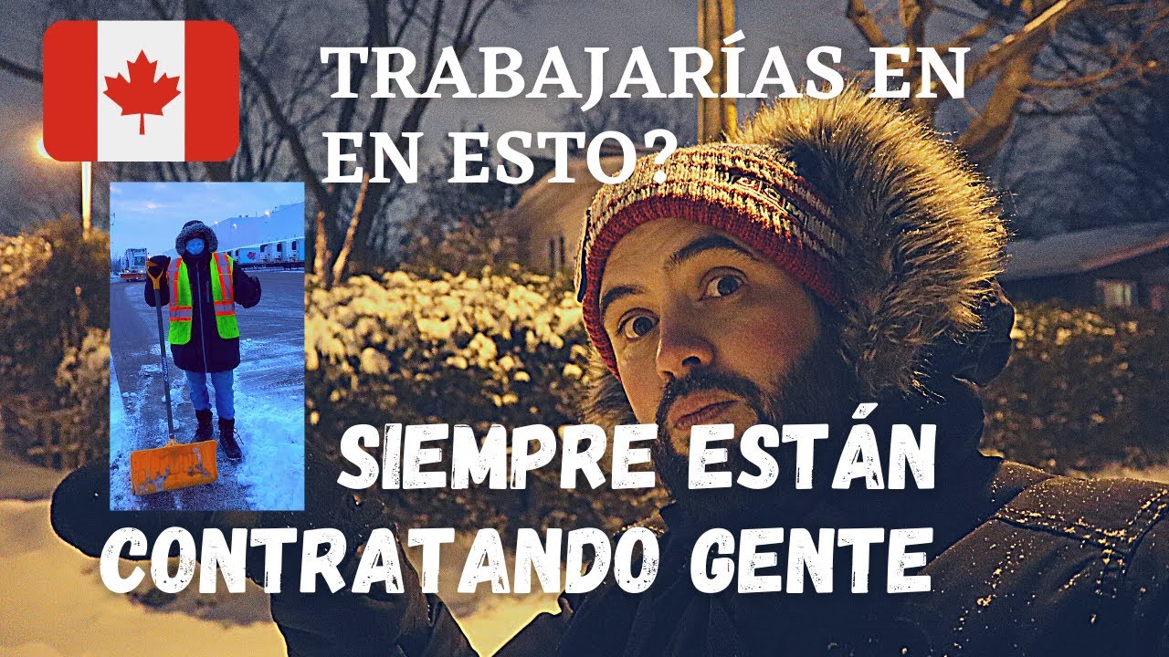🇨🇦 TRABAJAR en CANADÁ SIN IDIOMA. Estudiantes y recién llegados 🍁
