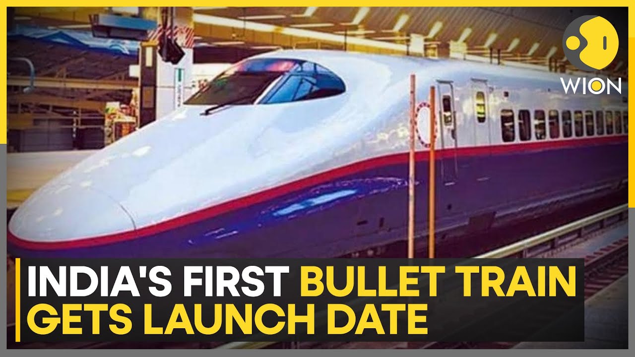 India&rsquo;s First Bullet Train Launch Date Announced, Project's Estimated To Cost ₹1 Lakh Crore | WION