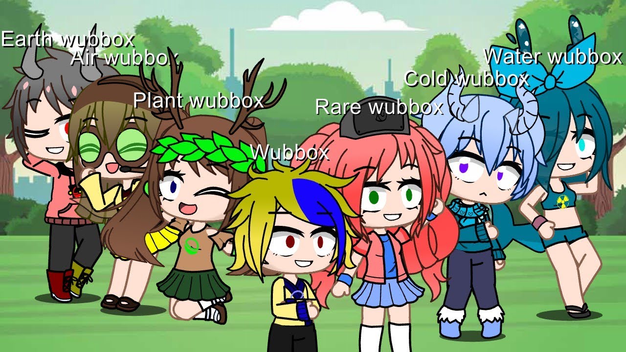 All wubbox in gacha! (+ Lyrics for the epic wubbox)