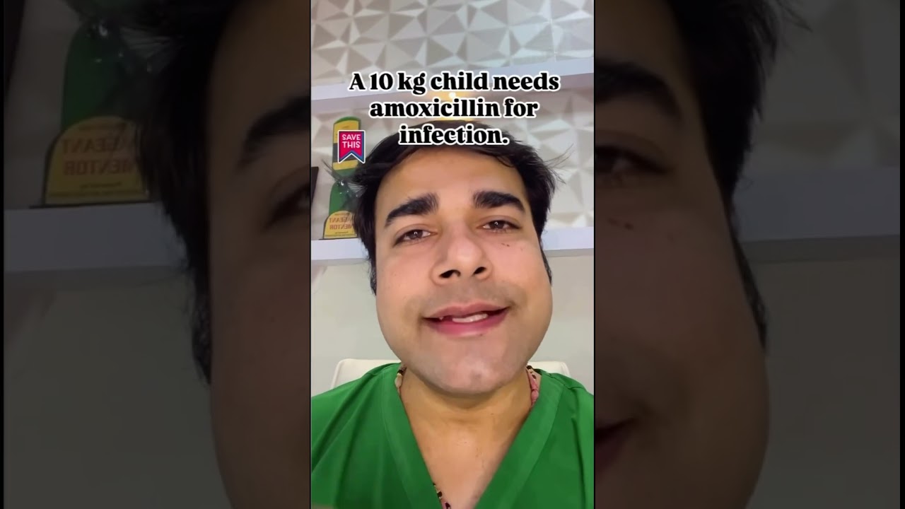 How to Calculate Pediatric Antibiotic Dose in Seconds! 👶💊 #shortsindia  #dentalshorts  #antibiotics