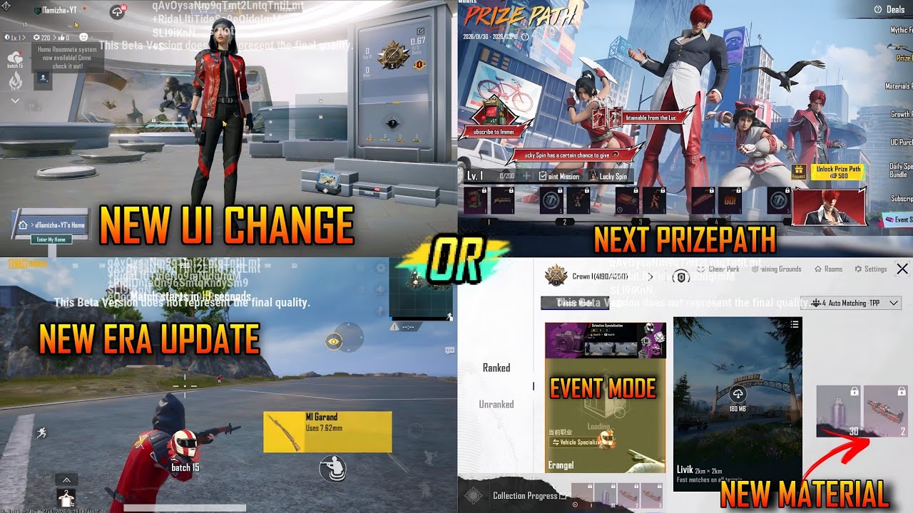 New UI Update V4.3 | Next Prizepath | New Era Theme Mode | New Material Coming | M1Sniper