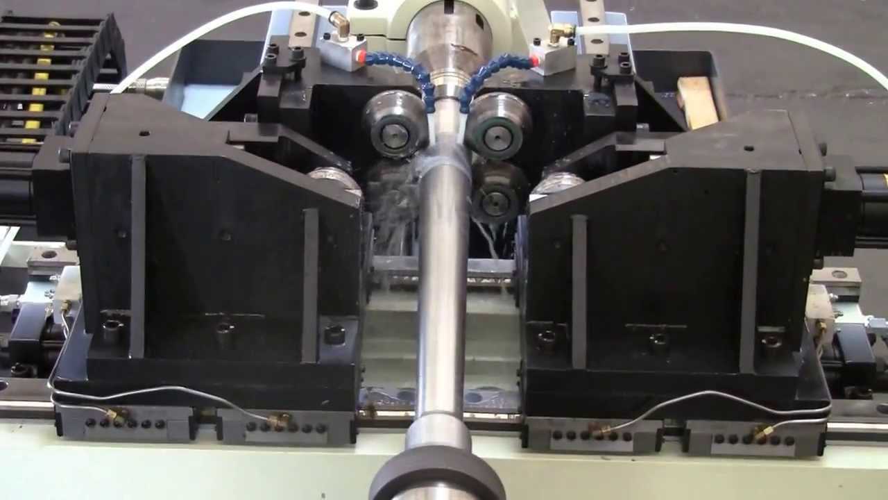 Flow forming tapered tube