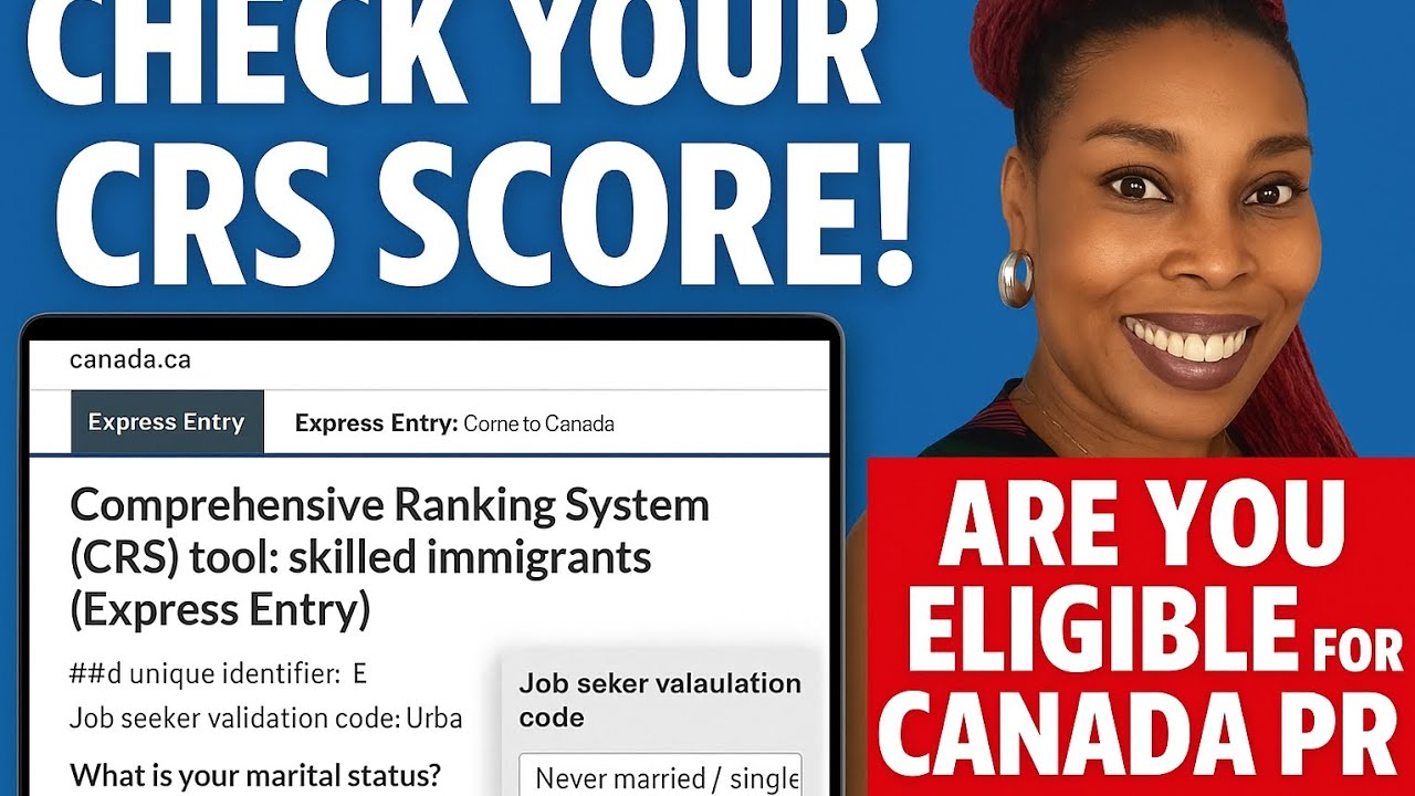 Canada PR 🇨🇦 : How to Check Your CRS & Express Entry Eligibility – Step-by-Step Guide”