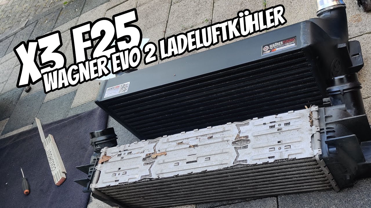 BMW X3 X4 F25 F26 Ladeluftkühler Wagner EVO 2 Einbau | Intercooler FMIC N57 N55