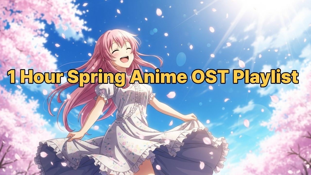 1 Hour Spring Anime OST Playlist 🌸 Relaxing Japanese Music for Study & Chill