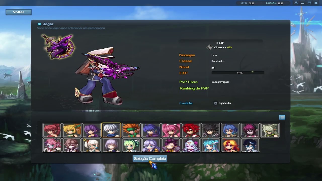 Grand Chase Classic - Mostrando a Conta - 2024 (Account Showcase 2024)