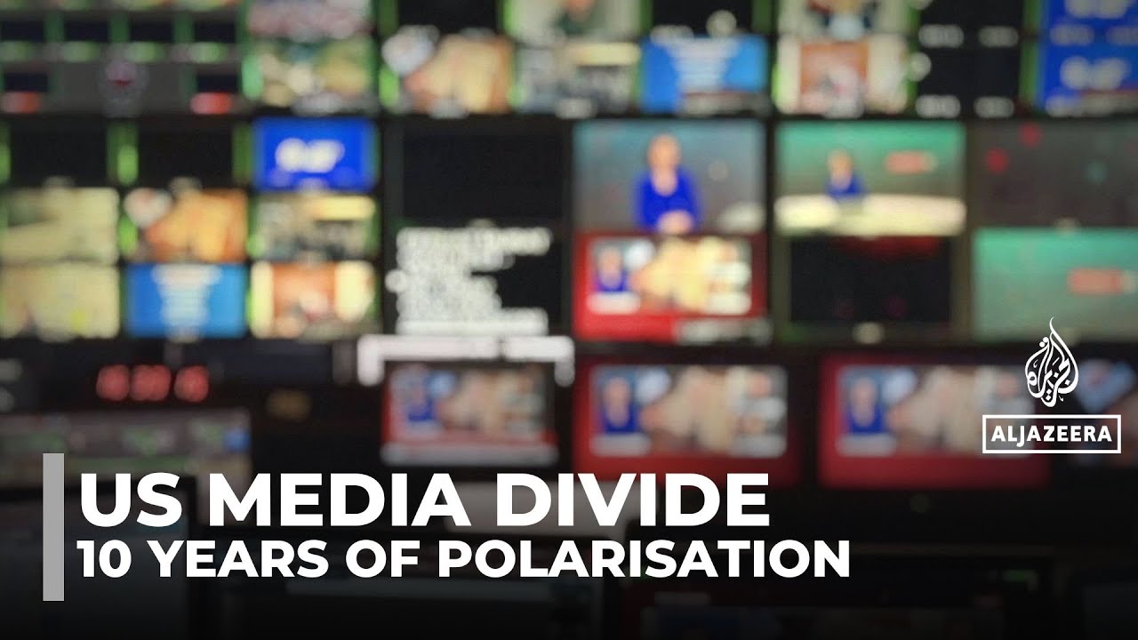Media polarisation in US reaches new heights over the past decade, study finds