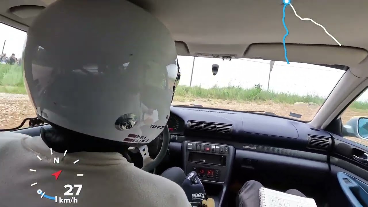 Minirallijs Talsi 2025, ss4, #102 I.Kazulis/K.Zambergs, Audi A4 Quattro