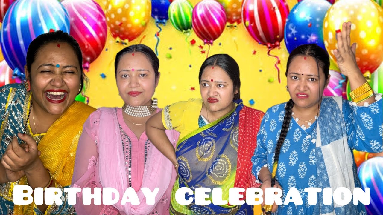 Types of people at birthday party..#birthday #comedy