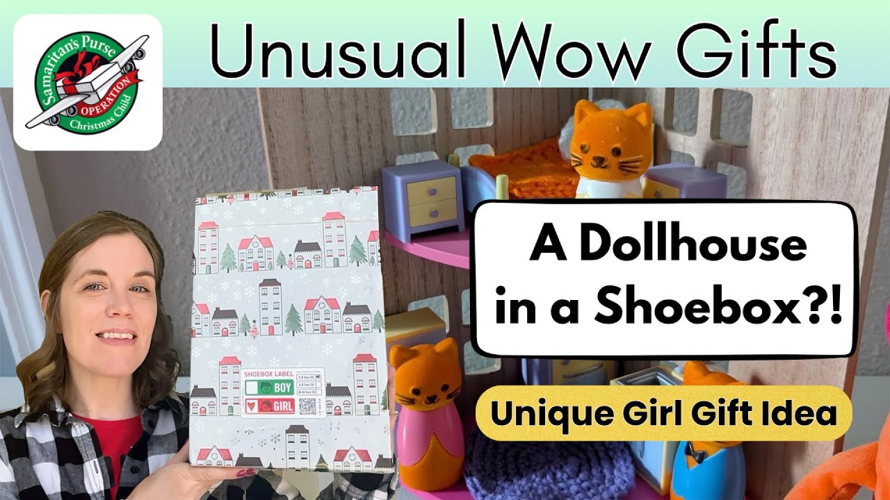 Sending a DOLLHOUSE in a Shoebox! 🏠 Unusual WOW Gift for Operation Christmas Child