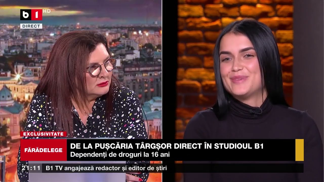 FĂRĂDELEGE CU ADRIANA STOICESCU. DE LA PUȘCĂRIA TÂRGȘOR DIRECT ÎN STUDIOUL B1TV. P1/2