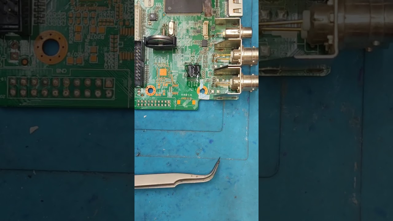 شناسایی و تعویض ای سی تصویر دستگاه DVR #repair_cctv