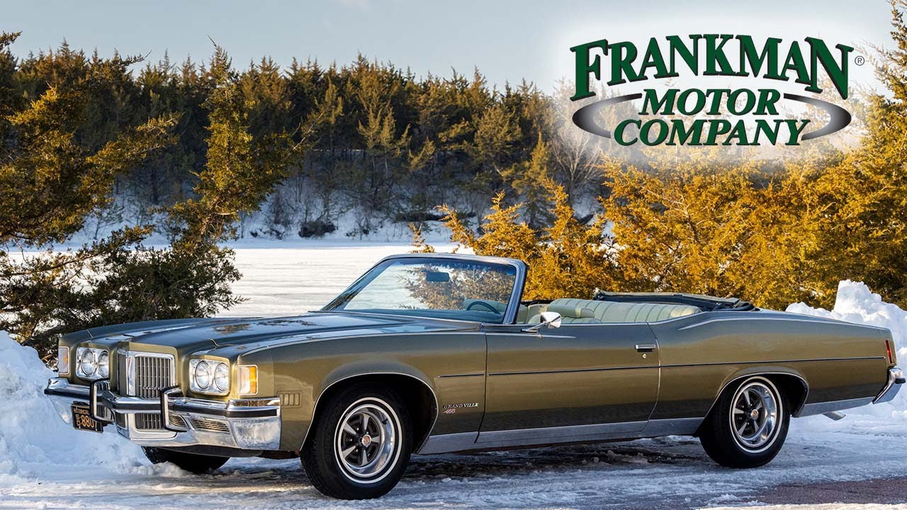 63K Mile - 1972 Pontiac Grand Ville Convertible 455 - Frankman Motor Company - Walk Around & Driving