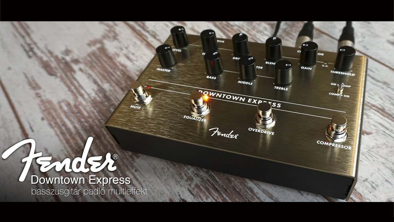 Fender Downtown Express basszusgitár padló multieffekt