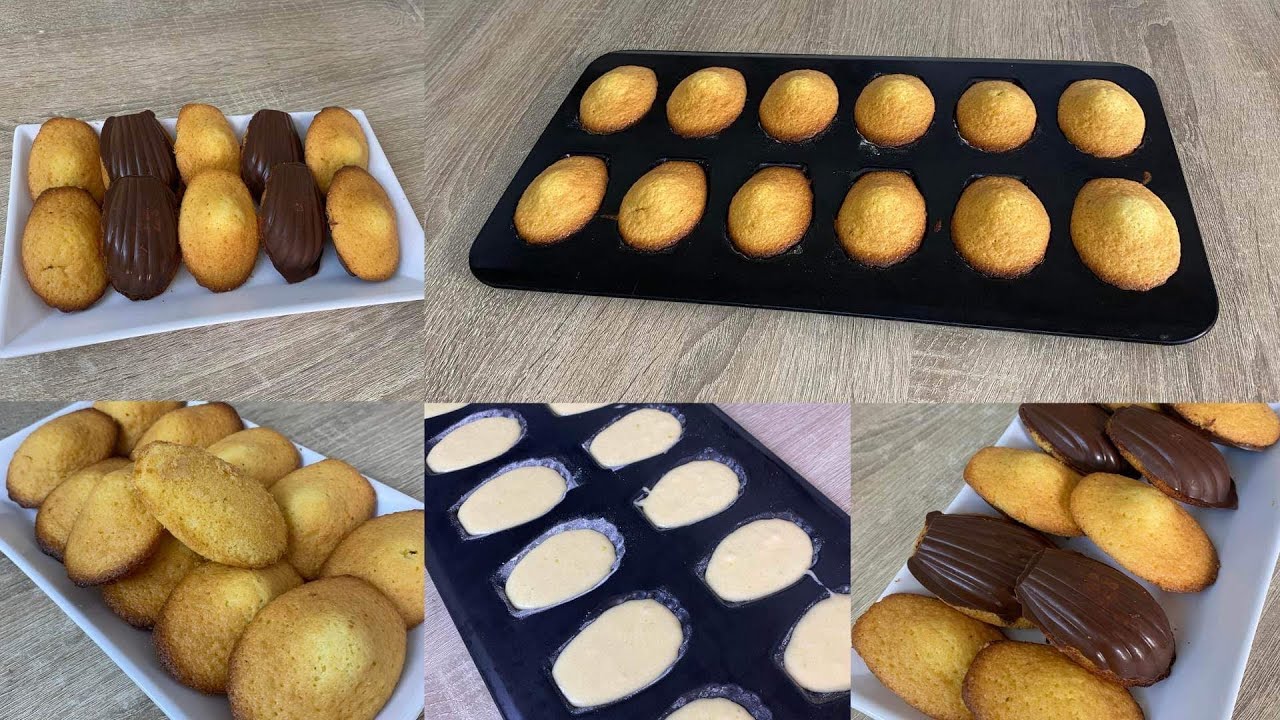 مادلان سريع التحضير  ببيضتين فقط نفس الوصفة تنجمو تعملوها كاب كايك