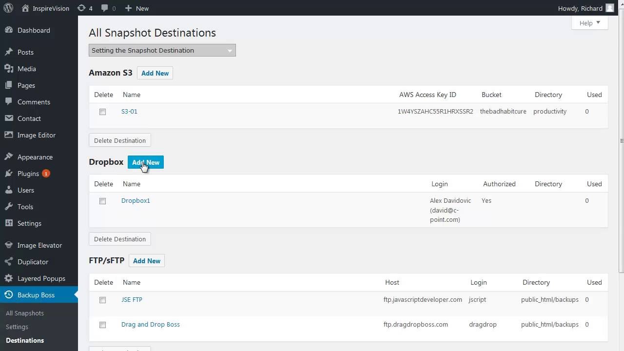 How to Backup Your WordPress Site to Dropbox