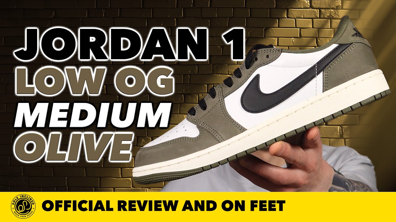 Air Jordan 1 Low OG 'Medium Olive' In Depth Review and On Feet!