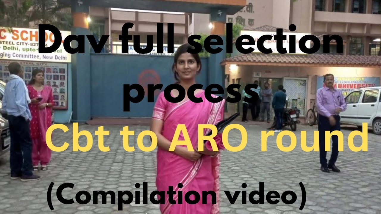 DAV recruitment full process (CBT to 2nd round interview)